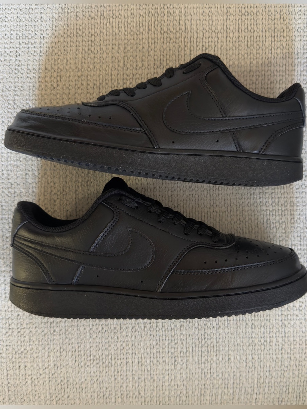 Nike Court Vision Low Next Nature Men’s 9.5 Sneakers - Triple Black